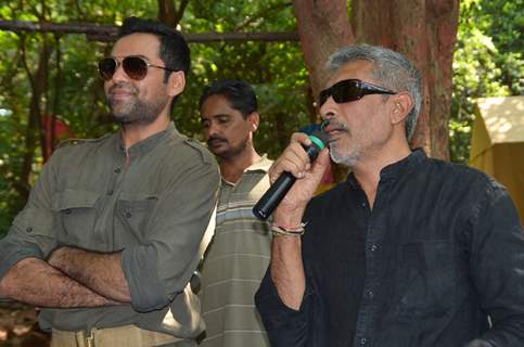 Promotion of Film Chakravyuh at Naxal Camp