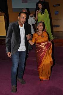 Ashutosh Gowarikar, Jaya Bachchan, Sridevi at Opening ceremony of 14th Mumbai Film Festival