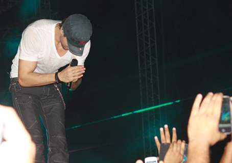 Enrique's live concert at Gurgaon. (Photo: IANS/Amlan Paliwal)