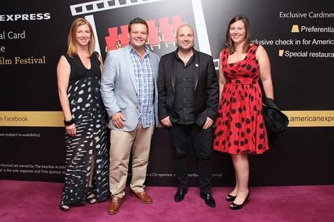 Gary Mehigan and George Calombaris (Master Chef team) spotted at 14th Mumbai Film Festival in Mumbai.