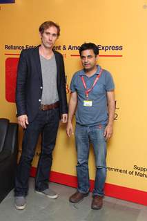 Holm Taddiken (Producer, Fernes Land) and Kanwal Sethi (Director, Fernes Land) at 14th Mumbai Film Festival in Mumbai.