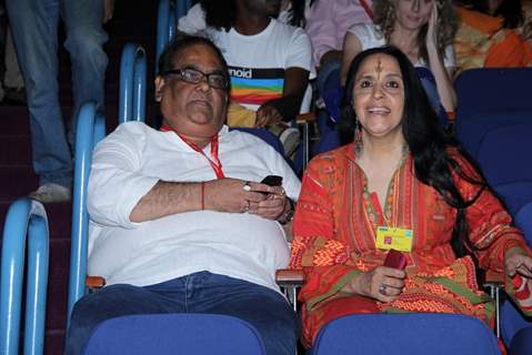 Satish Kaushik and Ila Arun at Day 7 of 14th Mumbai Film Festival