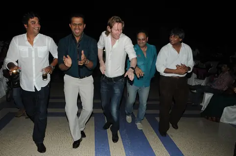 Farzar, Siddharth Kannan, Alex and Prashant Sharma at Amy Billimoria B'Day Bash