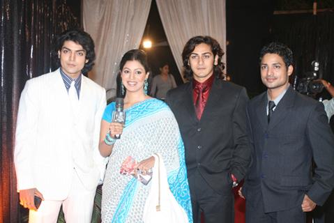 Gurmeet and Debina with Lalit Negi and Ankit Arora