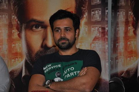 Emraan Hashmi at film RUSH press meet at Mehboob Studios in Bandra, Mumbai.