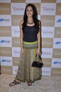 Model Aanchal Kumar  during the launch of luxury Thali restaurant Rajdhani at Phoneix Mill in Mumbai.