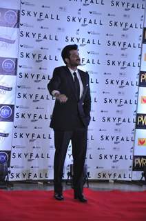 Bollywood actor Anil Kapoor at premiere of James Bond film SKYFALL at PVR Cinemas in Phoenix Market City Mall in Kurla, Mumbai.