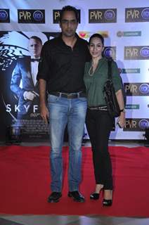 Bollywood Celebs at premiere of James Bond film SKYFALL at PVR Cinemas in Phoenix Market City Mall in Kurla, Mumbai.