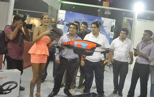 Actress Poonam Pande at the International Auto Car Performance Show 2012 at MMRDA Ground, BKC in Mumbai on Nov. 1, 2012. (Photo: Sandeep Mahankal/IANS)