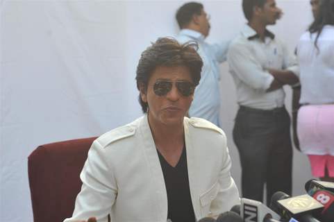 Shah Rukh Khan celebrates his 47th. Birthday with media