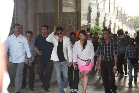 Shah Rukh Khan celebrates his 47th. Birthday with media