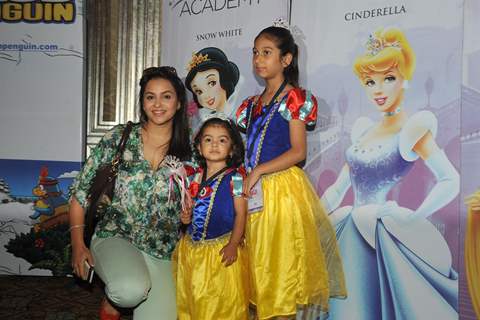 Gurdeep Kohli with daughter Meher at the launch of Disney Princess Academy