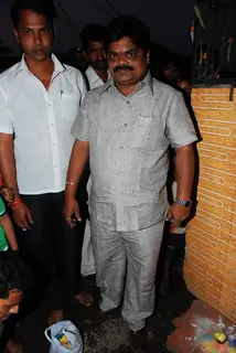 Shankar Nangre distributing Sweets and Fire Crackers to the underprivileged children