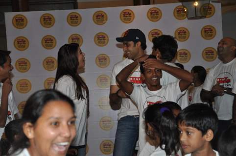 Abhishek, Aishwarya Bachchan At Magic Bus Event