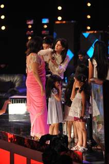 Farah Khan on the sets of India's Grand Finale shoot of India's Got Talent