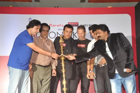 James Bomalik during the launch of India’s largest karate school Actiontek India