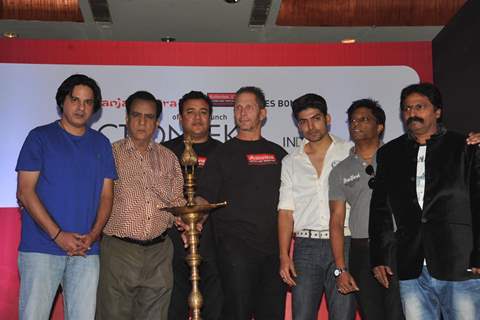 James Bomalik during the launch of India’s largest karate school Actiontek India