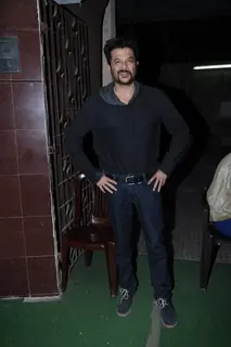 Anil Kapoor And Satish Kaushik At Barfi Screening