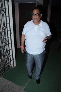 Anil Kapoor And Satish Kaushik At Barfi Screening