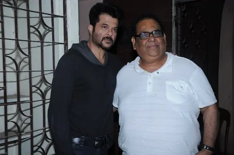 Anil Kapoor And Satish Kaushik At Barfi Screening
