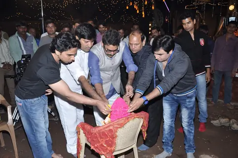 Bollywood actor Ashutosh Rana at the item song shoot of film 'Soda' in Mumbai.