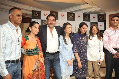 Sanjay Dutt, Manyata Dutt, Namrata Dutt and Priya Dutt attended the Nargis Dutt Memorial Trust