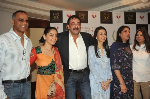 Sanjay Dutt, Manyata Dutt, Namrata Dutt and Priya Dutt attended the Nargis Dutt Memorial Trust