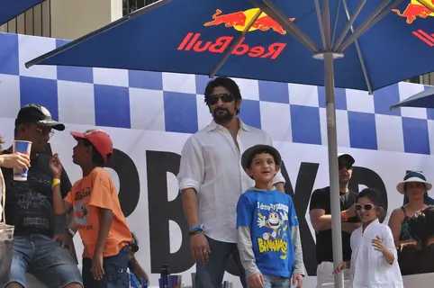 Arshad Warsi at India’s first RedBull Soapbox Race 2012 in Mumbai