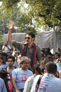Imran Khan flags off the India’s first RedBull Soapbox Race 2012 in Mumbai