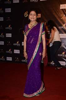 Aruna Irani as Sulekha of Parichay at Colors Golden Petal Awards Red Carpet Moments