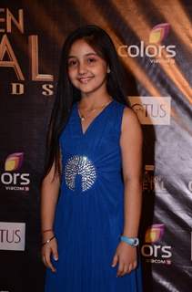 Ashnoor Kaur as Nanhi of Na Bole Tum at Colors Golden Petal Awards Red Carpet Moments