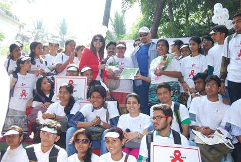 Rakhi Sawant joins to support the cause of HIV/AIDS awreness rally of Dr. Sunita Dube