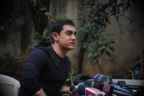 Aamir Khan at 'Talaash' success meet