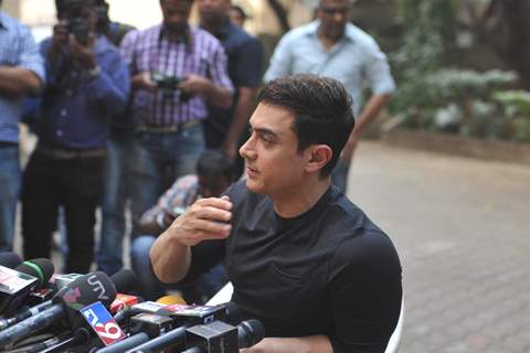 Aamir Khan at 'Talaash' success meet