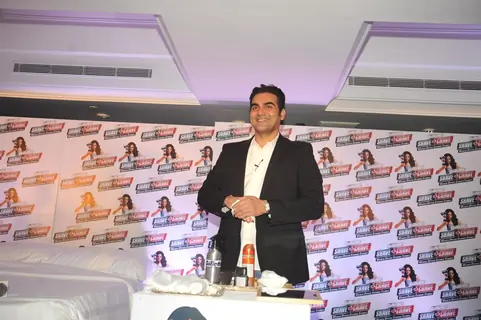 Malaika Arora with husband Arbaaz Khan during an promotional event of Gillette