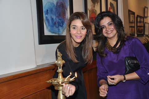 Raageshwari Loomba at Shefali Shah’s art exhibition