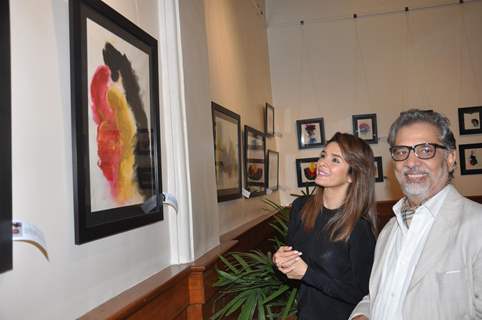 Raageshwari Loomba at Shefali Shah’s art exhibition