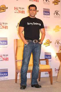 Bollywood actor Salman Khan campaigning charity and Promotion of Dabangg 2 in Hyderabad.