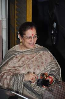 Poonam Sinha at film Dabangg 2 special screening at Ketnav Preview Theater in Mumbai on Monday.