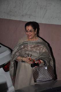 Poonam Sinha at film Dabangg 2 special screening at Ketnav Preview Theater in Mumbai on Monday.