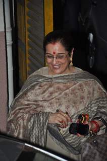 Poonam Sinha at film Dabangg 2 special screening at Ketnav Preview Theater in Mumbai on Monday.