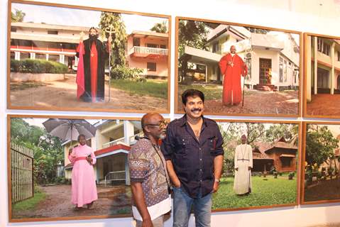 Superstar Mammootty visited Aspinwall House, one of the major venues of the Kochi Muziris Biennale, Kerala.