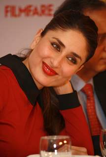 Bollywood actress Kareena Kapoor Khan at a press conference for the &quot;58th Idea Filmfare Awards 2012&quot; in New Delhi. (Photo: IANS/Amlan)