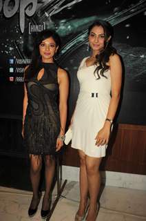 Bollywood actresses Pooja Kumar and Andrea Jeremiah at the film Vishwaroop press meet at Hotel JW Marriott in Juhu, Mumbai.