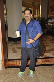 Music director Shankar Mahadevan at the film Vishwaroop press meet at Hotel JW Marriott in Juhu, Mumbai.