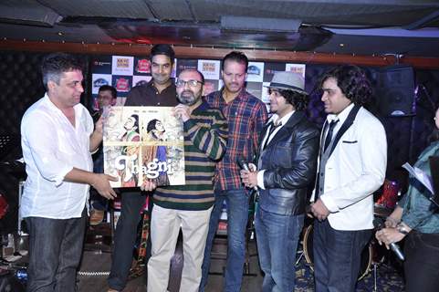 Abhas Joshi and Shreyas Joshi at the launch of their music album Thagni in Firangi Paani, Mumbai.