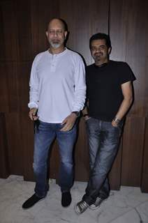 (L to R) Music directors Loy Mendonsa and Ehsaan Noorani at the film Vishwaroop press meet at Hotel JW Marriott in Juhu, Mumbai.