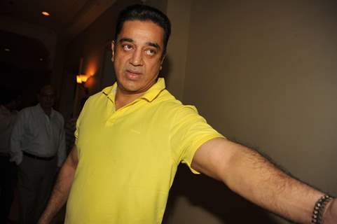 Bollywood actor Kamal Haasan at the film Vishwaroop press meet at Hotel JW Marriott in Juhu, Mumbai.