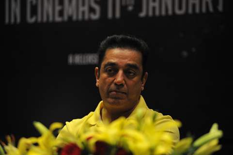 Bollywood actor Kamal Haasan at the film Vishwaroop press meet at Hotel JW Marriott in Juhu, Mumbai.