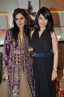 Designer Nisha Jamwal celebrating Christmas party